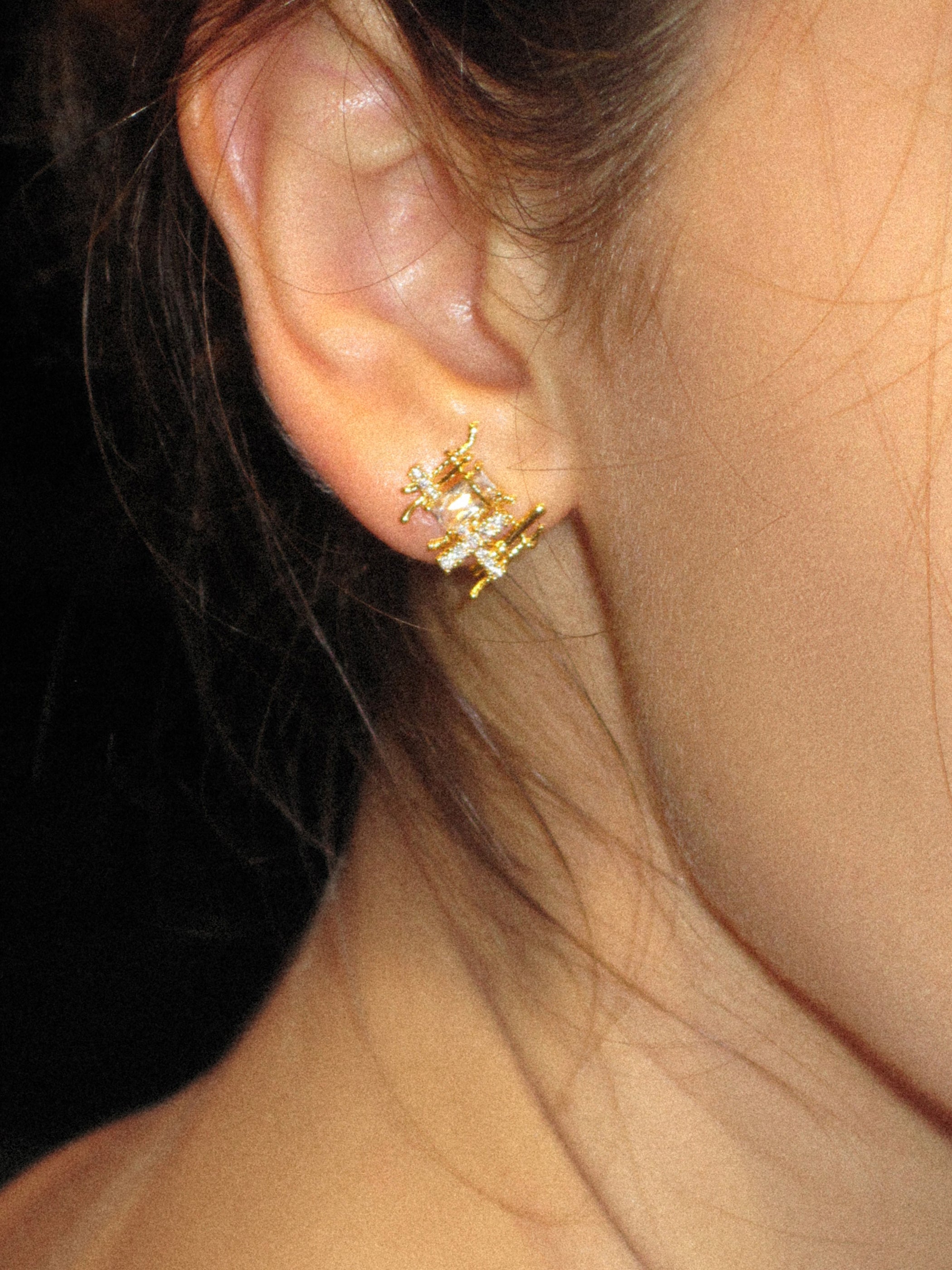 CERCOO Eon Weave Mini Earrings