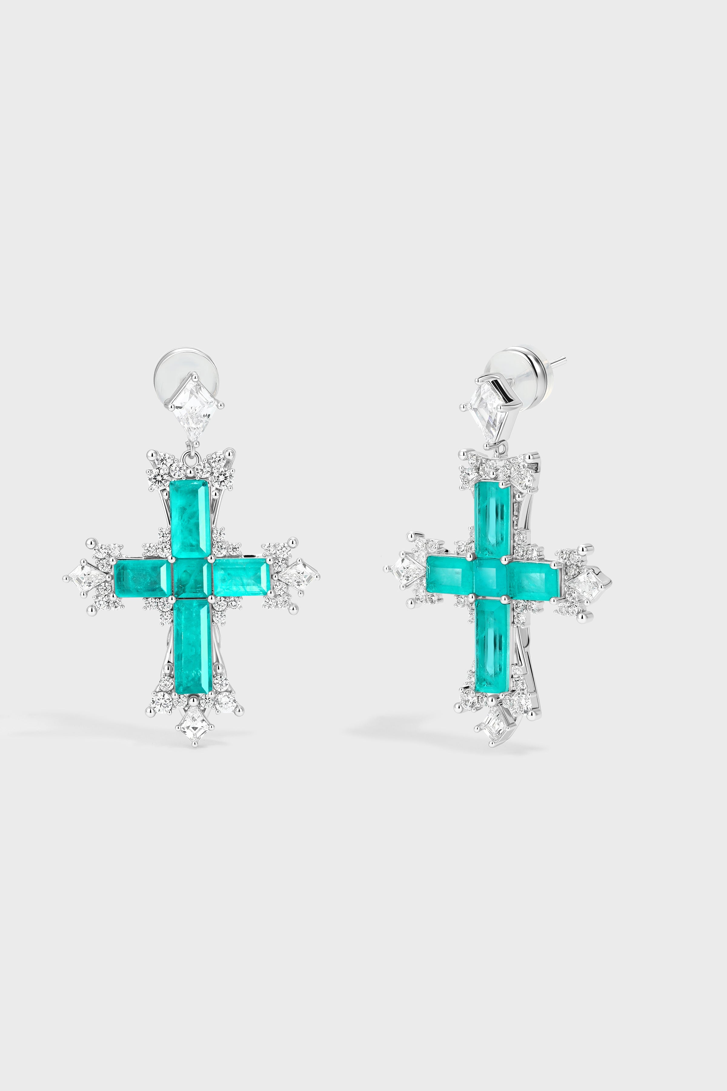 CERCOO Tidal Cross Earrings