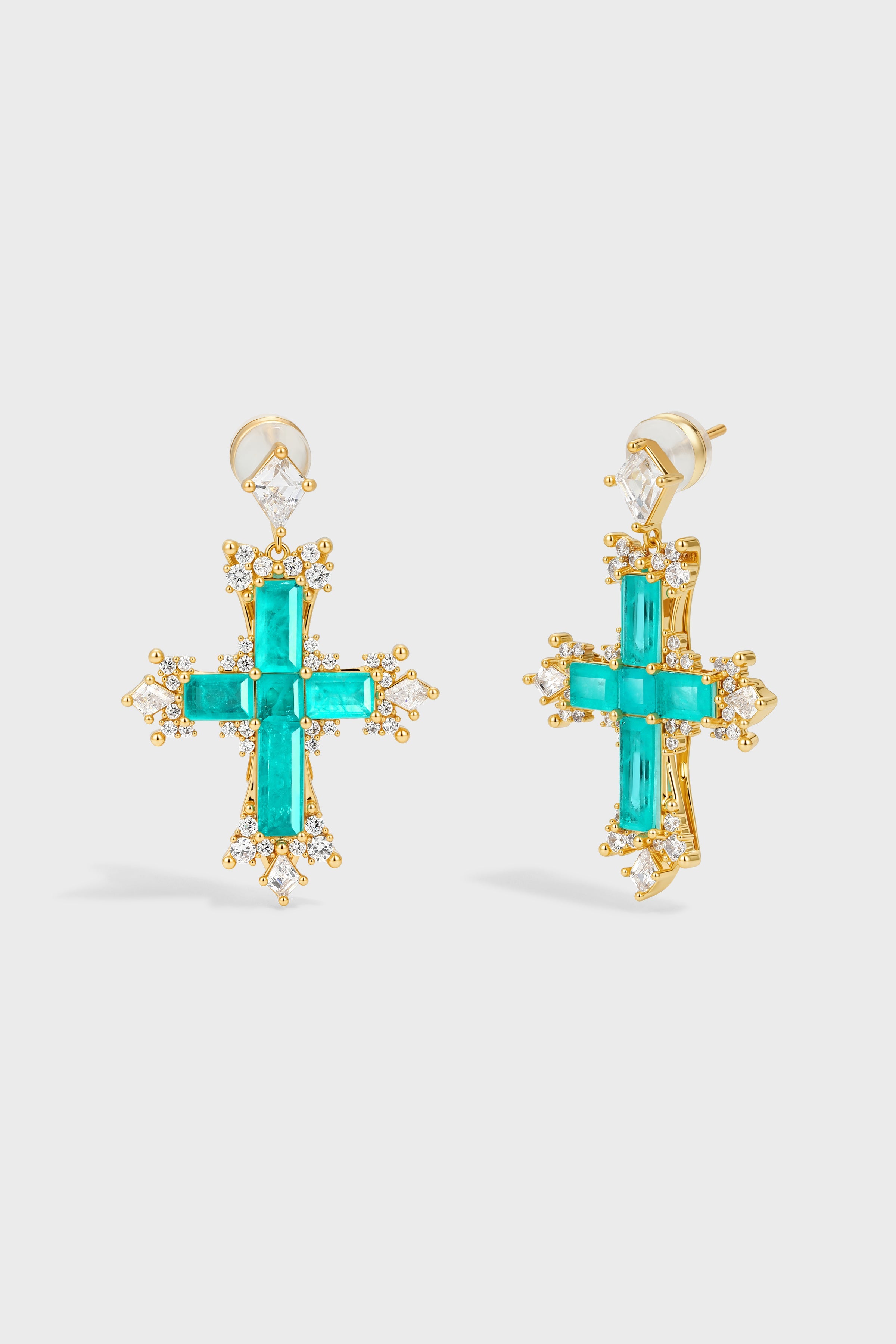 CERCOO Tidal Cross Earrings